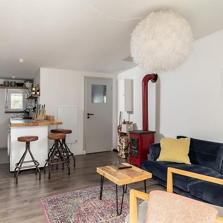 Gemutliches Tinyhouse Bungalow Mit Kamin & Sauna Am See Joachimsthal Zewnętrze zdjęcie