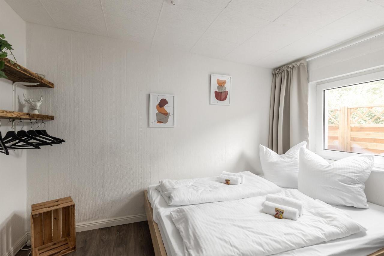 Gemutliches Tinyhouse Bungalow Mit Kamin & Sauna Am See Joachimsthal Zewnętrze zdjęcie