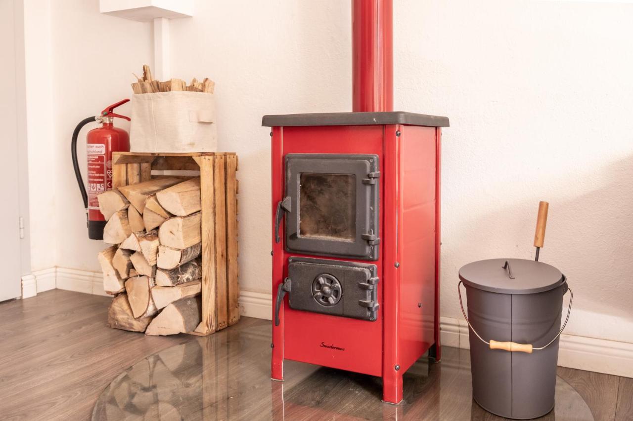 Gemutliches Tinyhouse Bungalow Mit Kamin & Sauna Am See Joachimsthal Zewnętrze zdjęcie