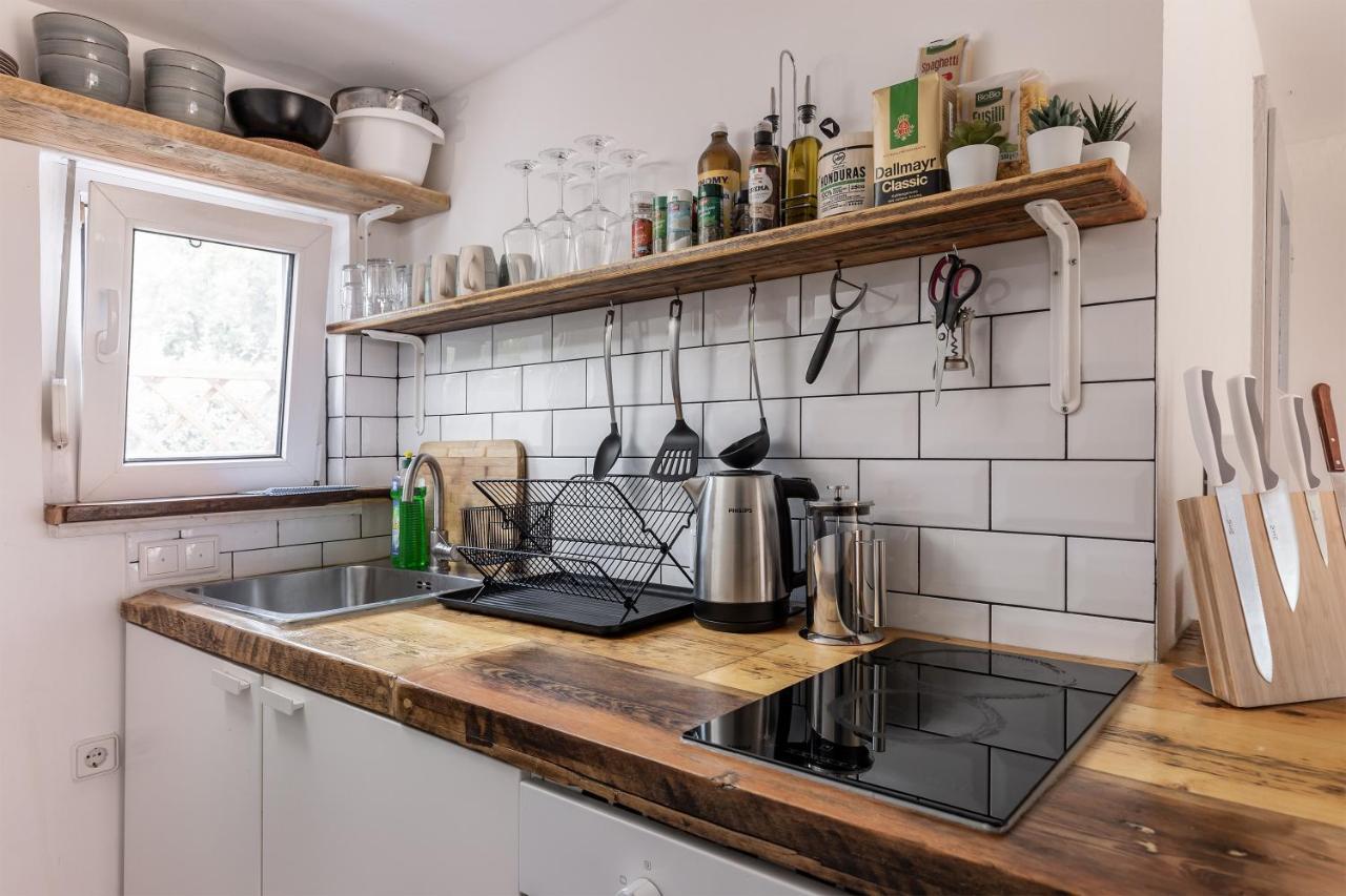 Gemutliches Tinyhouse Bungalow Mit Kamin & Sauna Am See Joachimsthal Zewnętrze zdjęcie